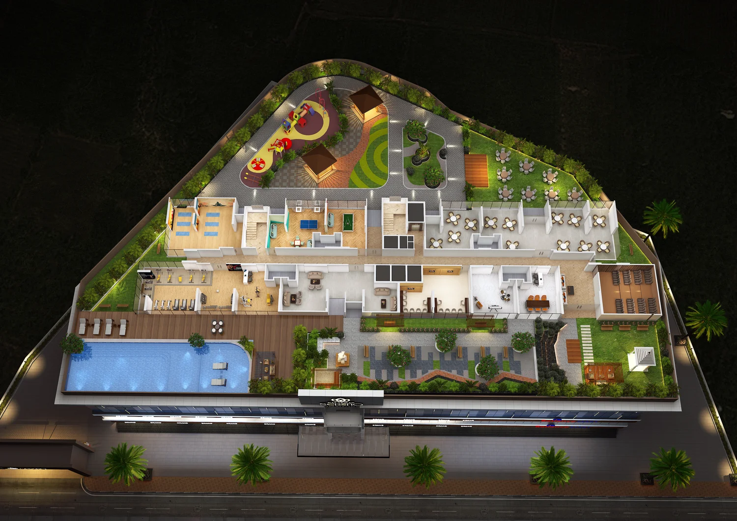 Davkhar Sereno Kalyan Entrance Boulevard